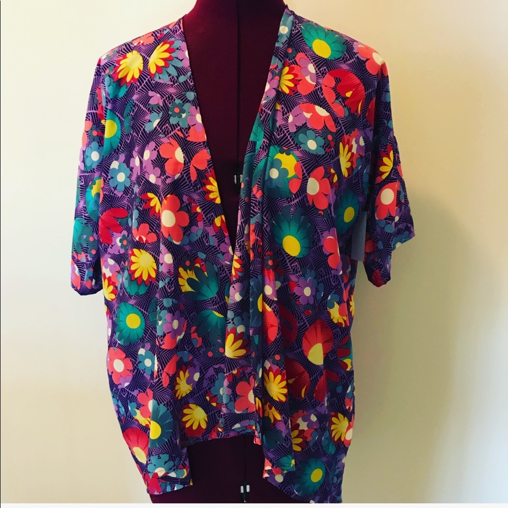 NWT LuLaRoe Bianka floral kimono